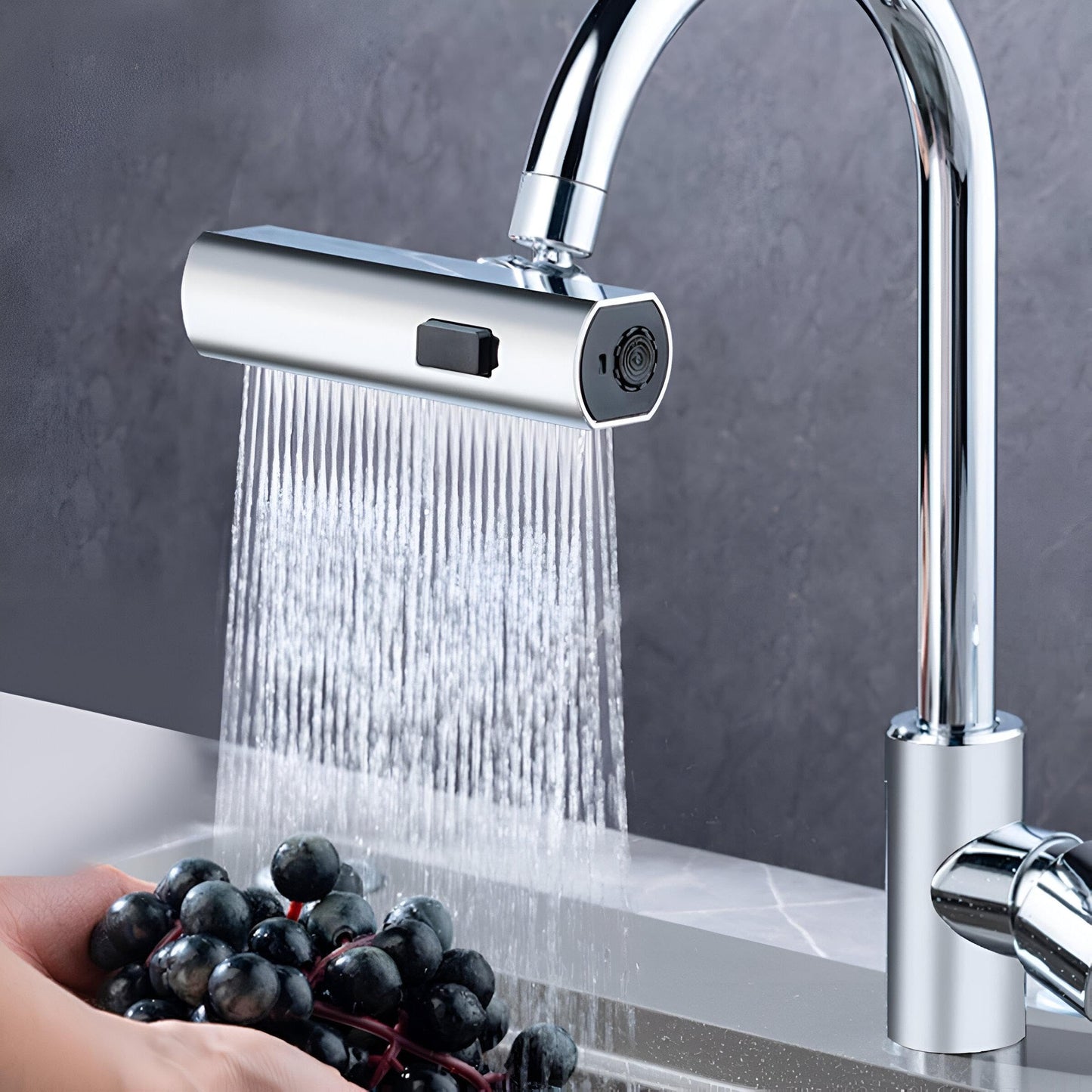 Baterie multifuncțională 4 în 1 – AquaFlex™ | Comfort și utilitate în bucătărie